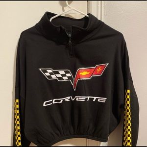 Elastic Bottom Corvette Quarter Zip